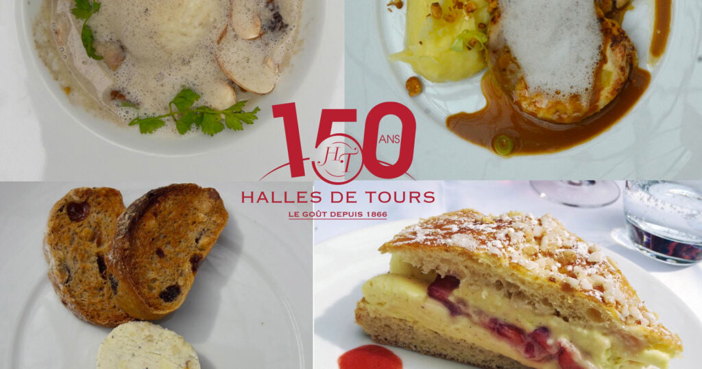 Menu tablee des halles 150ans